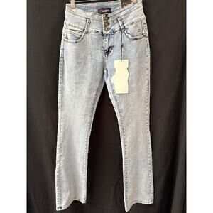Women’s Moda Xpress Stretchy Light Denim Jeans Sz 13/14